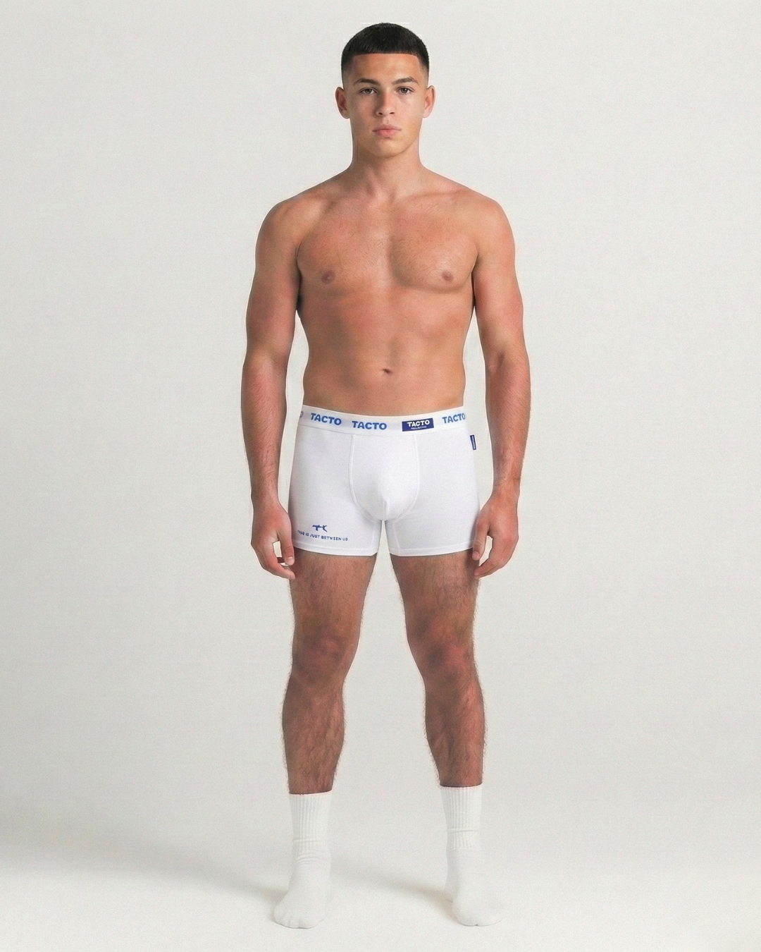 The Pressing Men's Underwear Boxer Brief 3-Pack in White Organic Cotton-Modal, No Polyester— TACTO Collective